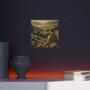 In His Mountains - Foam Board Print